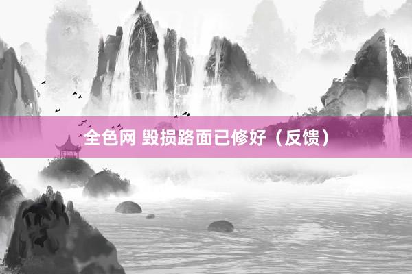 全色网 毁损路面已修好（反馈）