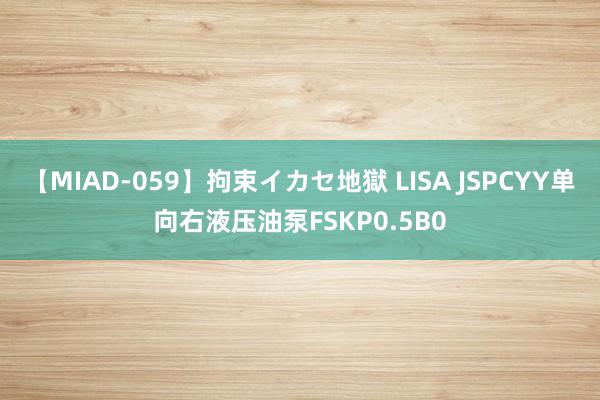 【MIAD-059】拘束イカセ地獄 LISA JSPCYY单向右液压油泵FSKP0.5B0