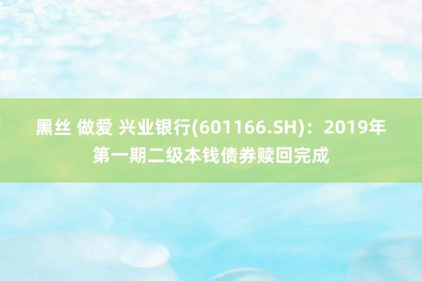 黑丝 做爱 兴业银行(601166.SH)：2019年第一期二级本钱债券赎回完成